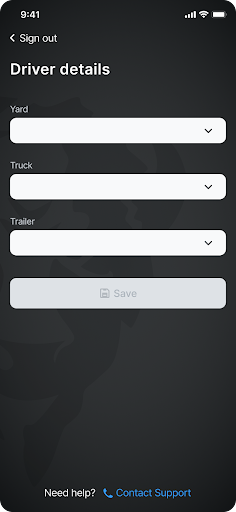 Bison Driver Screen 2