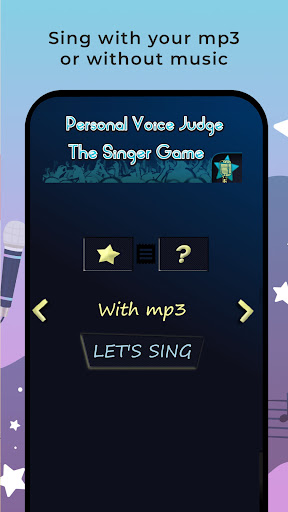Android application Personal Voice Judge App screenshort