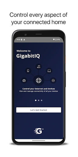 Android application GigabitIQ screenshort