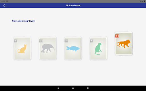 Android application Minnesota Executive Function S screenshort