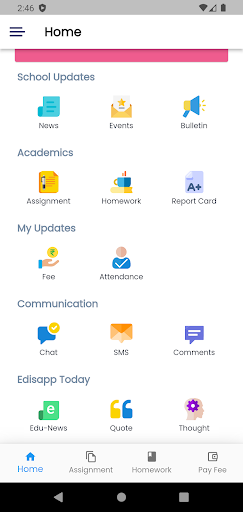 Nazareth Home State School Screen 2