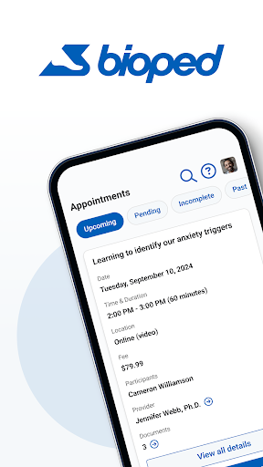 Android application Bioped Connect screenshort
