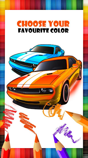 Cool king - Car Coloring Screen 2