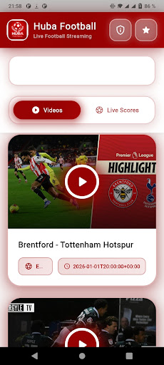 Huba Football & Sports Score screenshot 0