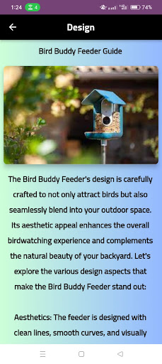 bird buddy feeder guide Screen 2