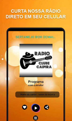 Android application SERTANEJO BOM DEMAIS ON-LINE screenshort