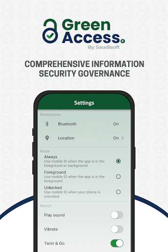 Saudisoft Green Access Screen 3