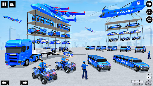 Android application Police Vehicle Car Parking 3D screenshort