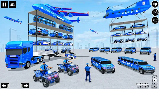 Police Vehicle Car Parking 3D