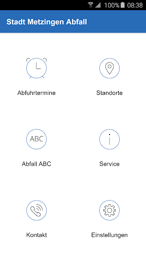 Android application Abfall App Stadt Metzingen screenshort