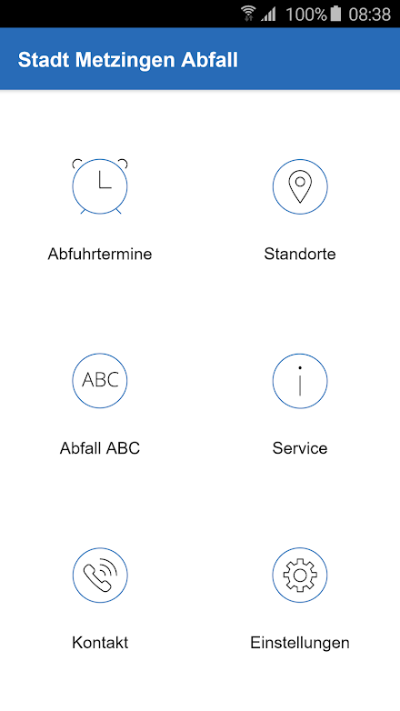 Abfall App Stadt Metzingen Screen 1
