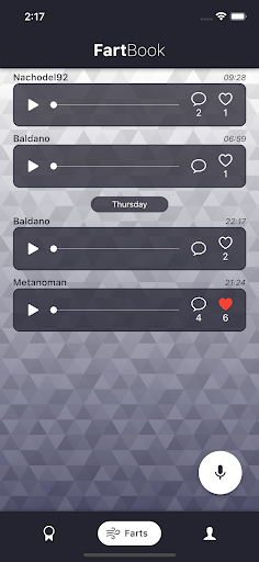 Android application FartBook screenshort