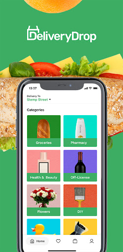 Android application Delivery Drop screenshort