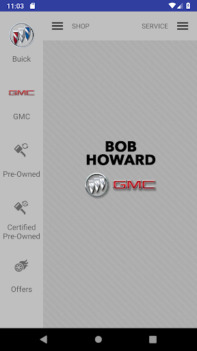 Android application Bob Howard Buick GMC screenshort