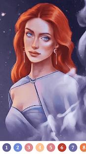 Princess Paint by Number Game 1.2 APK screenshots 1
