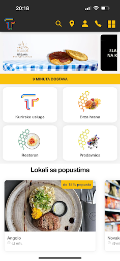 Android application Trcko screenshort