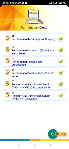 Android application SIM@SN Batuah screenshort
