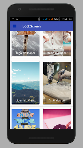 Lock Screen - A Wallpaper App Screen 2