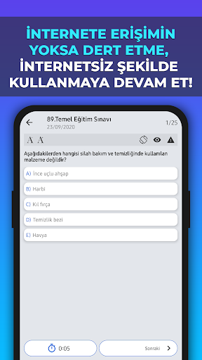 Özel Güvenlik Sınav Soruları Screen 3