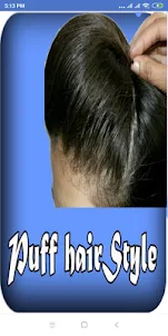 Puff Hairstyle For Girls Step