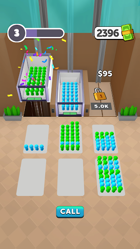 Android application Lift Sort screenshort