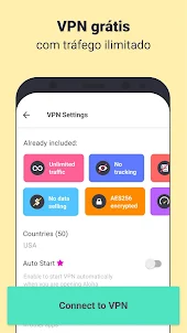 Aloha Browser Turbo - navegador privado+VPN grátis