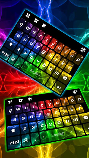 RGB Geometric Colors Theme Screen 2