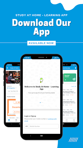 Android application Study At Home - Learning App screenshort
