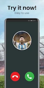 Lionel Messi video call