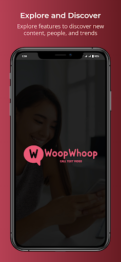 Android application WoopWhoop - Chat, Call, Video screenshort