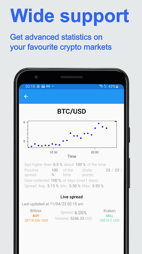 CryptOversee, Crypto Arbitrage Screen 3