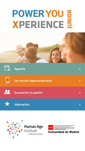 Android application Power U Xperience Junior screenshort