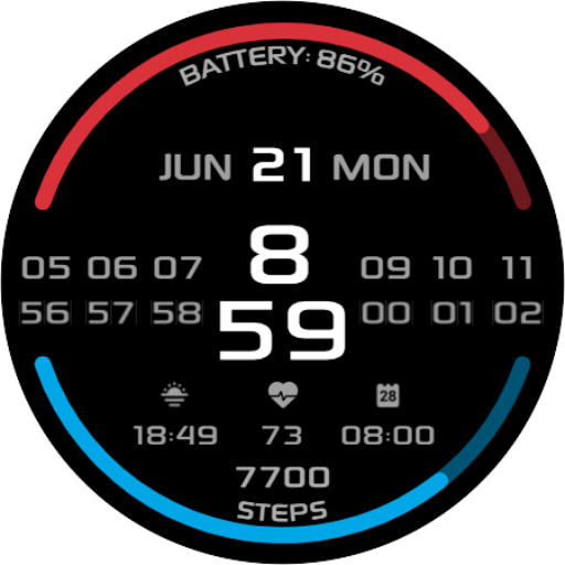 JK_05 [Watch Face] Digital logo