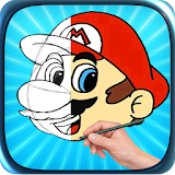 Draw Super Mario icon
