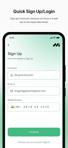 MSigma Gokulam Screen 2