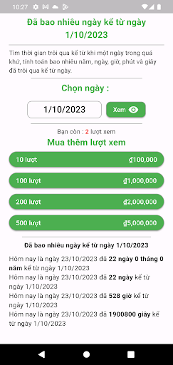 Android application Count Time screenshort