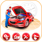Car repair. Auto mechanics guide. icon