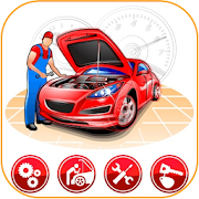 Car repair. Auto mechanics guide.