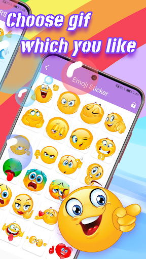 Heart Emoji Gif & Rose Sticker Screen 3