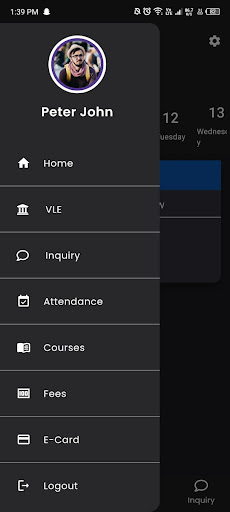 Denning Student Portal Screen 3