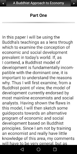 A Buddhist Approach to Economy Screen 2