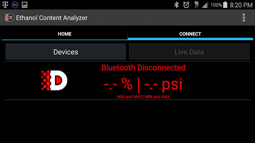 V2 Ethanol Content Analyzer Screen 3