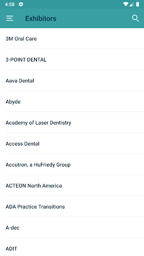 California Dental Association Screen 3