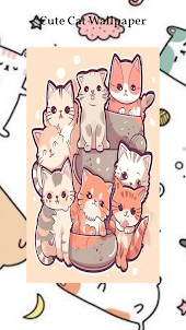 Cute Cat Cartoon Wallpapers