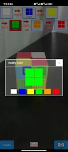 3DRubiksCube Camera Solver 2x2
