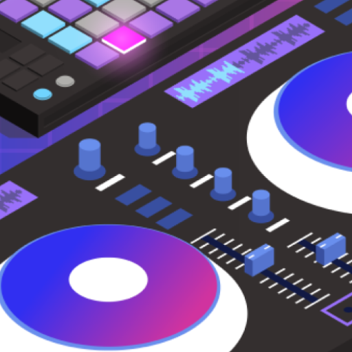 DJ Music mixer - DJ Mix Studio logo