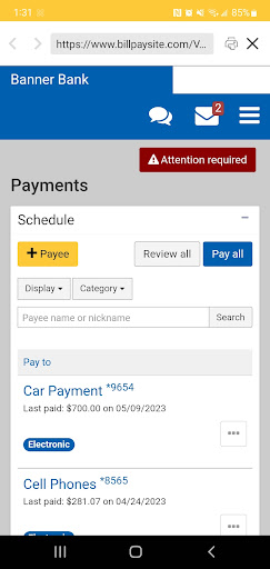 Banner Bank Mobile Banking App Screenshot 2 - AppWisp.com