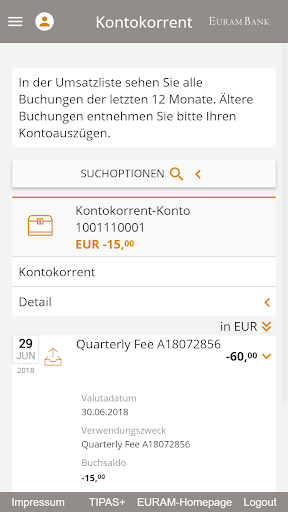 Euram Bank Screenshot 3 - AppWisp.com