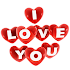 I love You Stickers WASticker