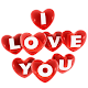 I love You Stickers WASticker
